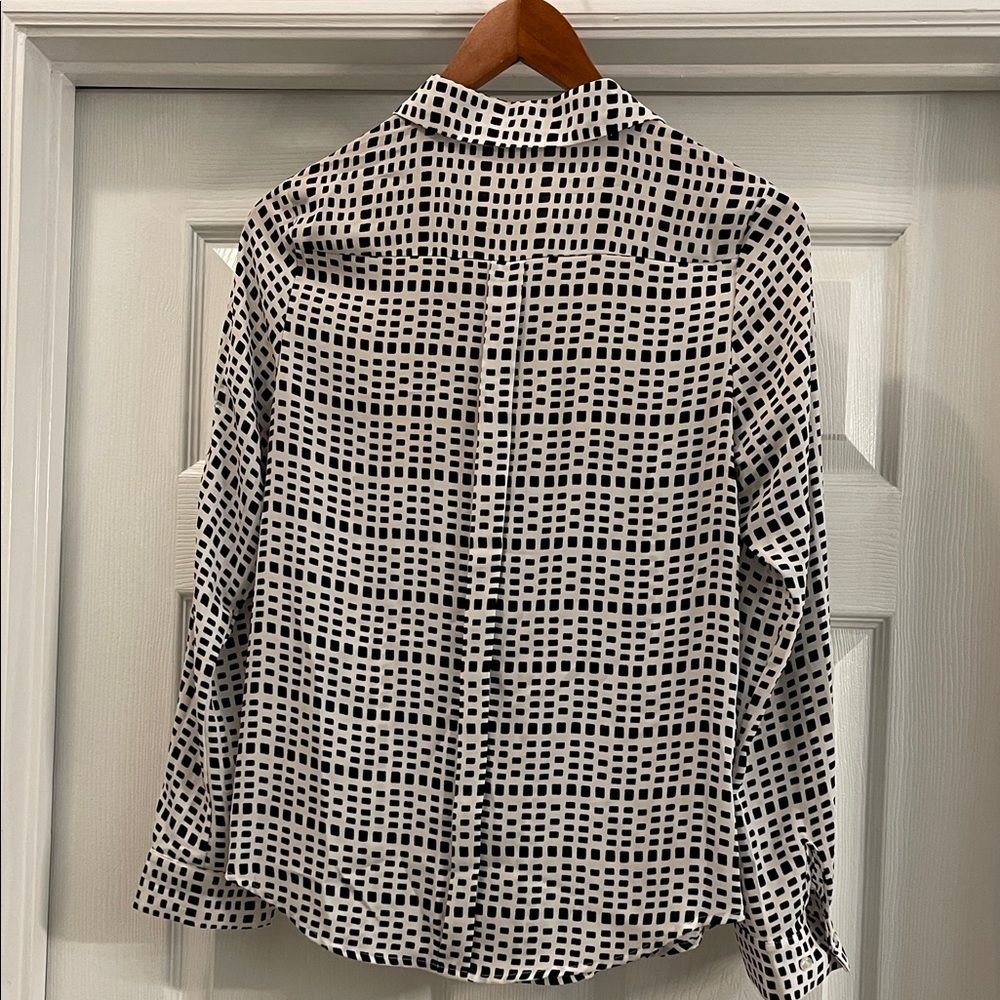 The Limited Black and White Grid Pattern Shirt Small - Picture 4 of 5